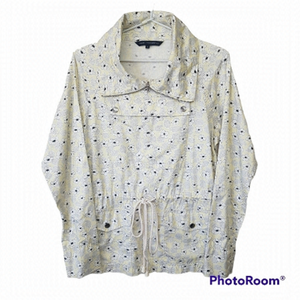 French Connection Lightweight Pullover Floral Spring Jacket